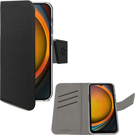 Funda Wally tipo billetera para Galaxy XCover 7, color negro (1/5)