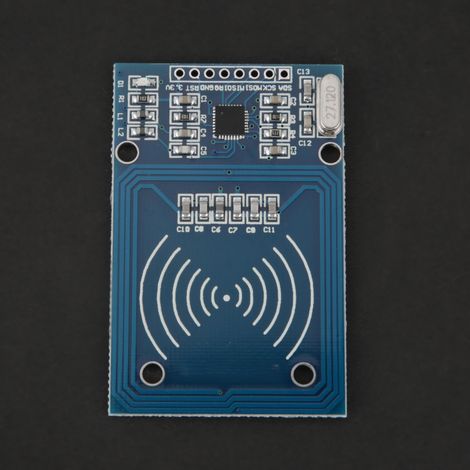 Le module de détection de cartes à puce RFID RC522 est livré avec une carte S50 de l'université Fudan et un porte-clés. (1/5)