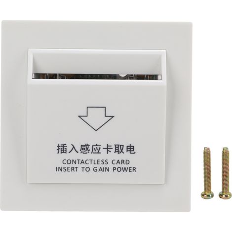 Interrupteur à carte magnétique intelligent pour économie d'énergie 220V, panneau à insertion différée, capteur pour hôtel (1/5)