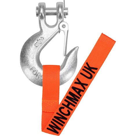 Winch Hook 3/8 Inch Clevis Forged G70. For Winches up to 14,000lb