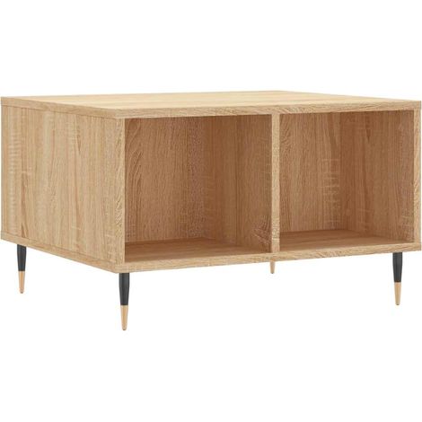 Maison Exclusive - Couchtisch Sonoma-Eiche 60x50x36,5 cm Holzwerk (1/5)