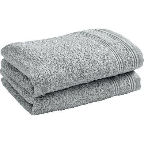 Serviette invité (lot de 2) - COTON PUR - Spa Perle - 30 x 50 cm - 400 g/m² - 100% coton (1/5)