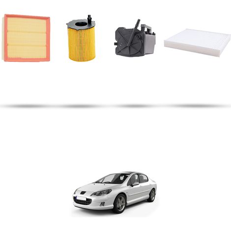 Kit tagliando 4 filtri compatibile con Peugeot 407 1.6 Hdi 80kw dal 2004 (1/5)