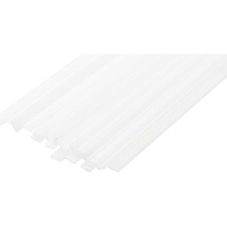20 Pcs 8 Inch Plastic Welding Rods ABS Welding Strips White (1/5)