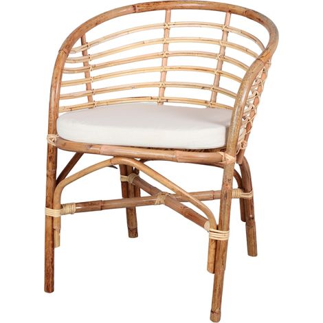 AUTRES Chaise en rotin avec un style nordique - modèle 025 - naturel (1/4)