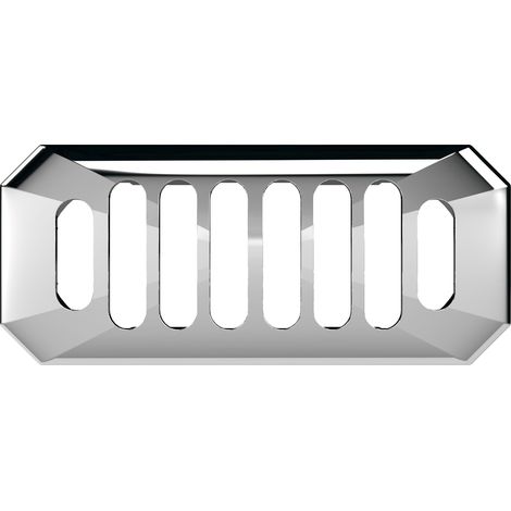 Ceramic Accessories Traditional Grill Overflow Cover - 26mm x 50mm - Chrome