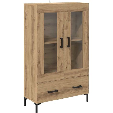 Maison Exclusive - Credenza con cassetto Rovere artigianale 69,5 x 31 x 115 cm