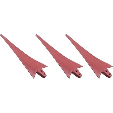 Nacelle d'éolienne, Acier inoxydable, Compatibilité polyvalente, 3 Lames Rouges (1/2)