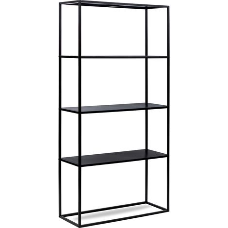 Nordlys - Etagere Bibliotheque Industriel Rangement de 4 Niveaux (1/5)