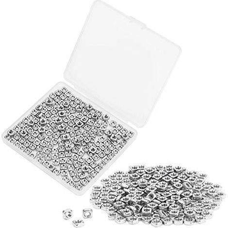 200 écrous carrés M3 en acier inoxydable 304. (1/5)