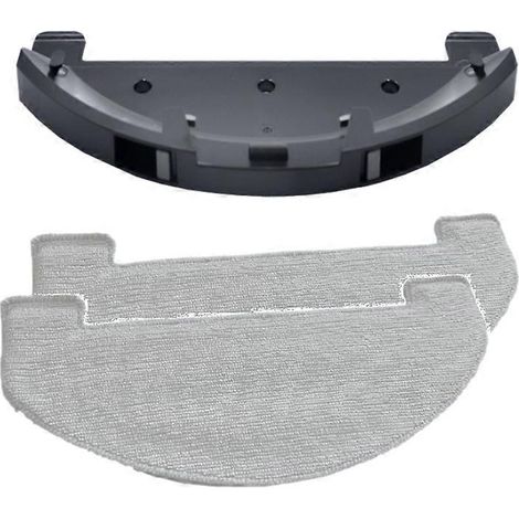 Serpillière Cloth Holder avec Serpillière Pads pour IHome AutoVac Nova Halo IHRV6 IHRV7 Aspirateur Accessoires 1+2 (1/5)