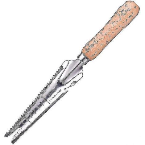 outil de désherbage manuel à manche en bois, pelle à désherber pour jardin, bêcher, transplanter, désherber (1/5)