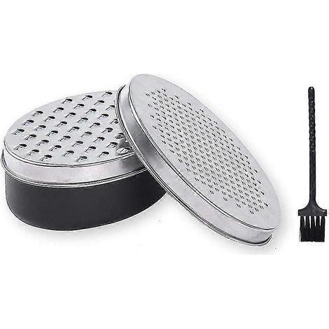 Käsereibe mit Frischhaltebehälter und Deckelzerkleinerer, Ingwerreibe, Bl-Box-Reibe (1/5)