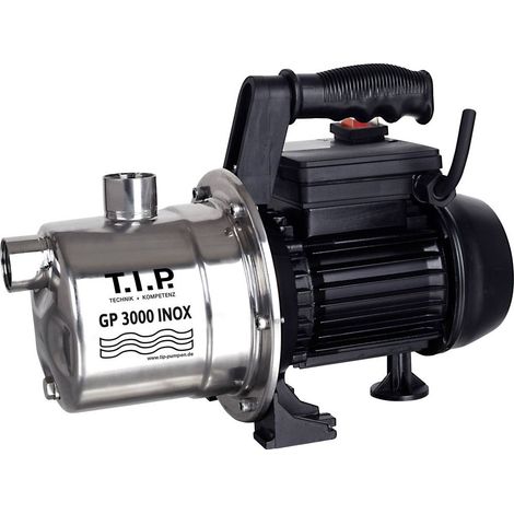 T.I.P. – Pompe de surface 2 950 l/h – Acier inoxydable – Hauteur manométrique 42 m – 550 W – Système à jet – Protection surcharges – 30111