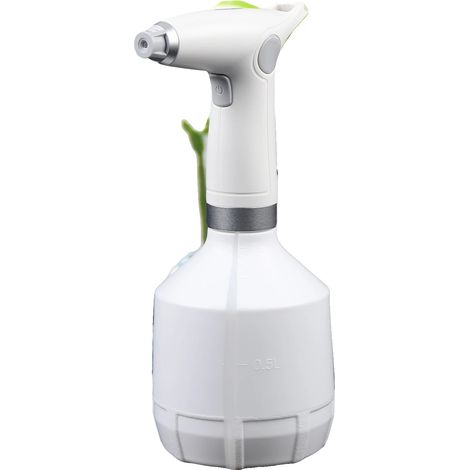 Regadera, capacidad de 1000 ml, recargable por USB, batería de 2000 mAh, tiempo de funcionamiento de 3 a 5 horas, diseño ligero. (1/5)