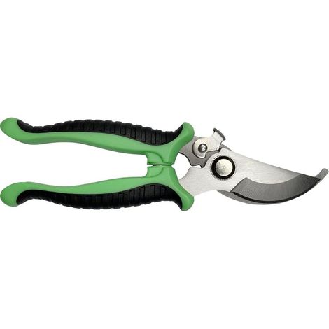 vert Sécateur, cisailles antidérapantes avec poignée de verrouillage Cisailles à branches de fleurs de jardin de réparation professionnelle, cisailles (1/5)