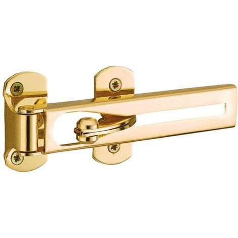- Entrebailleur pour porte d'entrée, taquet d'arrêt, 148mm, doré - - - Entrebailleur pour porte d'entrée, taquet d'arrêt, 148mm, doré - (1/2)