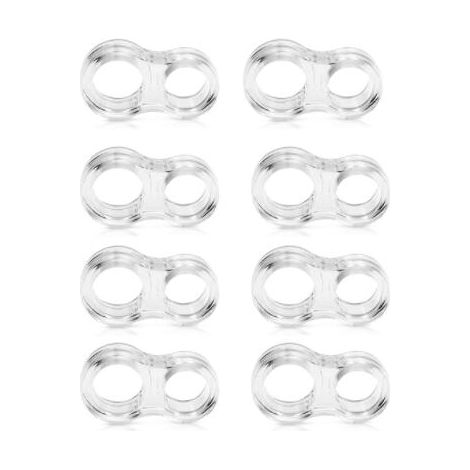Türstopper, transparentes Silikagel, Türgriffpuffer, Wandschutz, Türgriffstoßdämpfer, Wand- und Möbelschutz (8 Stück)