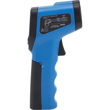 Thermomètre infrarouge de cuisine pour viande, bonbon, four et plancha, outil de mesure de température -50°C à 550°C avec écran LCD bleu, accessoire automobile (1/5)