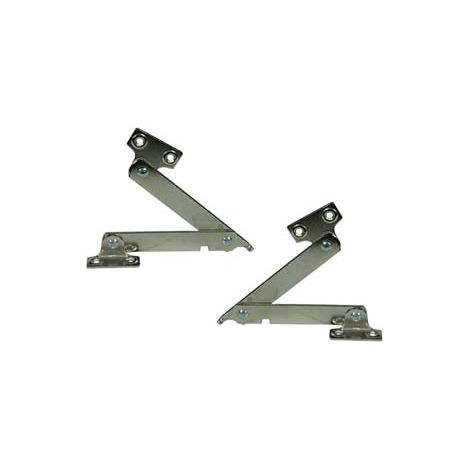 ASTA SNODATA CON FERMO- - cm.25 SX - 8 pezzi