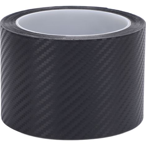Türkantenschutzfolie 5 Meter x 7 Zentimeter, wasserdichte 3D-Schutzfolie in mattierter Carbonfaser-Optik für Limousinen, SUVs und Motorräder. (1/5)