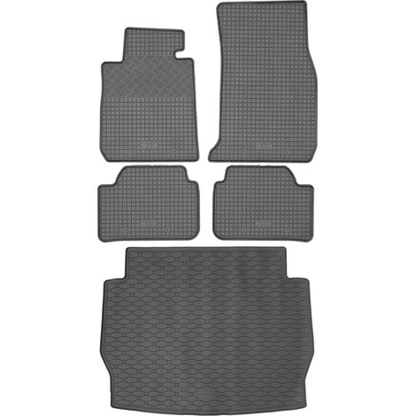 BMW 1er F20 Schrägheck (10/2011–06/2019) – SET: Gummifußmatten + Kofferraummatte