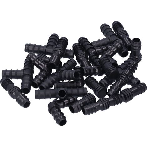 Kit de 24 raccords pour système d'irrigation goutte à goutte, avec connecteurs barbelés pour tuyaux de 1/2 pouce, idéal pour les serres et jardins. (1/5)