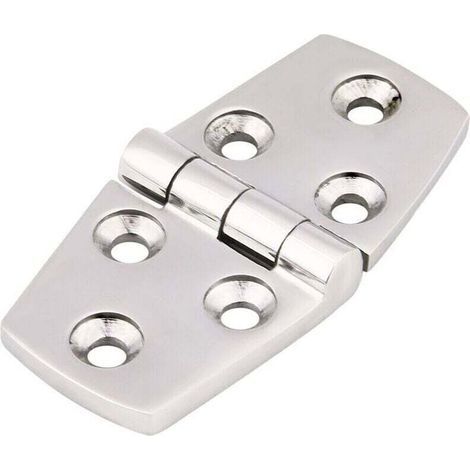 Bisagra de acero inoxidable empotrada para puerta de cabina de barco marino de 76 x 38 mm (1/5)
