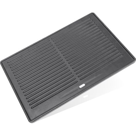 Plaque de cuisson en fonte - 41,5 x 27,5 cm - Pour barbecue au charbon de bois (1/5)