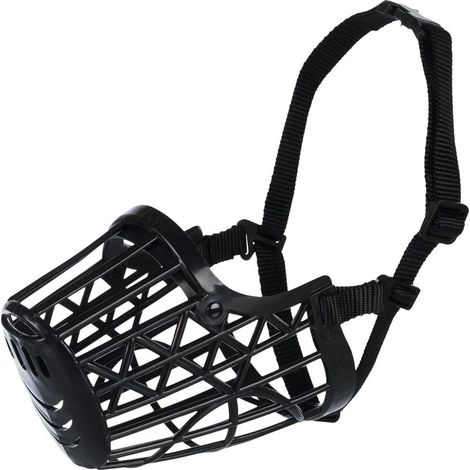 DEESSE SHOP - Taille du museau en plastique,muselière pour chien, muselière anti-morsure pour animaux de compagnie, muselière anti-aboiement pour animaux de compagnie(Taille:20cm) (1/5)