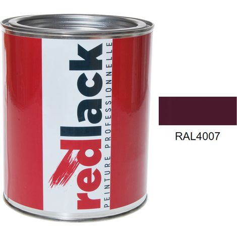 Pot 1L Peinture – RAL 4007 – Violet pourpre – Brillant – multisupport – Redlack