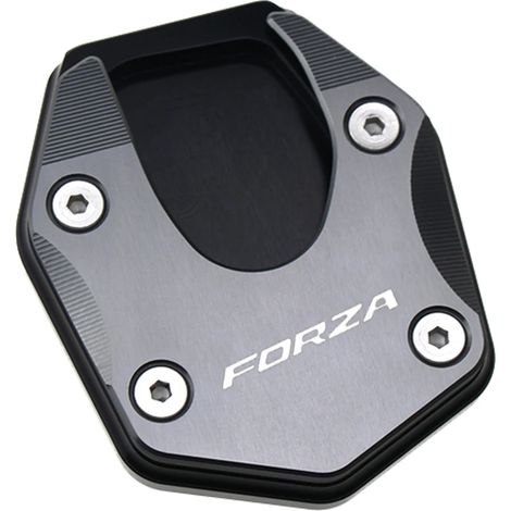 (gris) Accessoires moto : béquille latérale CNC, extension et support compatibles avec HONDA Forza 750 (2020-2022) maxpower (1/4)