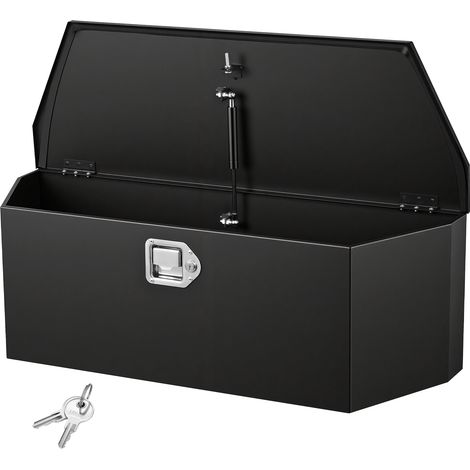 VEVOR Caja de Herramientas para Remolque de Acero Laminado, 914 x 314 x 305 mm, Caja de Transporte Impermeable, Gran Capacidad, Alta Resistencia, con Cerradura y Llaves para RV Autocaravana Camioneta (1/5)