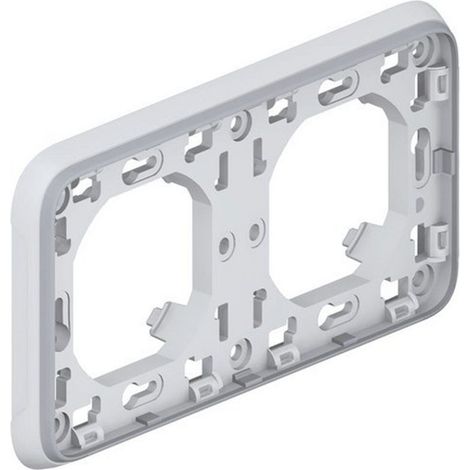 LEGRAND 069683 PLEXO Caja empotrar horizontal 2 posiciones gris