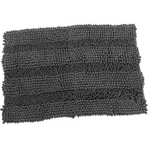 Tapis de Bain Décoratif Absorbant l'eau en Polyester pour Salle de Bain (1/5)