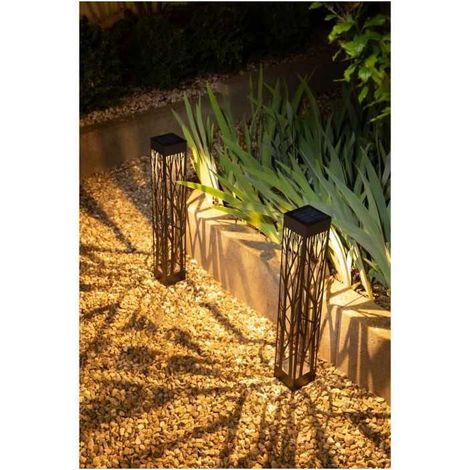 Decorazione Balise solare GALIX G4465 - 20 lumen - Da avvitare o da piantare - H70cm - Bianco caldo