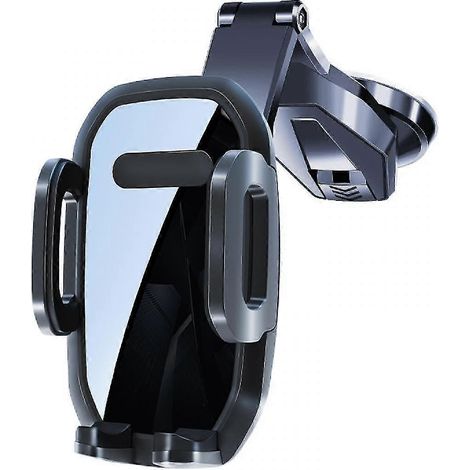 Support de téléphone à ventouse pour voiture, pare-brise/tableau de bord/fenêtre, support universel à ventouse pour tableau de bord et pare-brise avec coussinet en gel adhésif puissant (1/5)