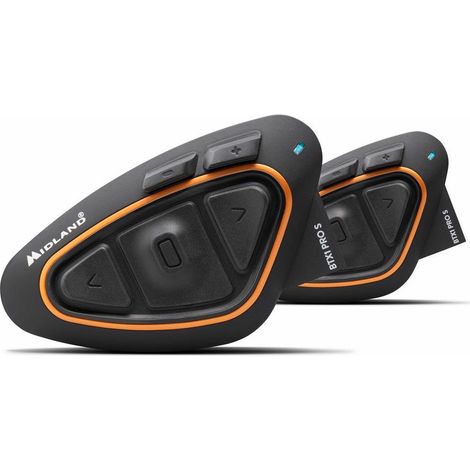 Midland BTX1 Pro S Motorrad-Sprechanlage 800 m Schwarz, Orange (1/4)