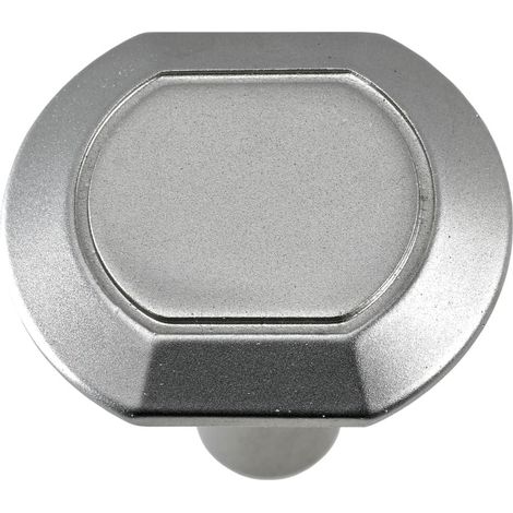 Hettich Möbelknopf Zinkdruckguss vernickelt 24,0 x 27,0 mm - 1 Stück Möbelgriff