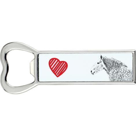 Percheron - un apribottiglie con un cavallo, un apri-frigo personalizzato, un regalo unico per uomo di Art-Dog (1/5)