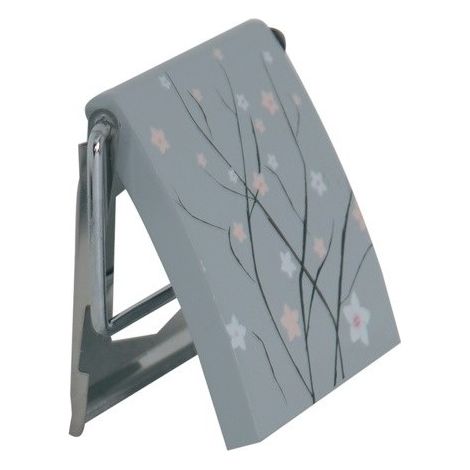 MSV Porte Rouleau Papier WC Jardin japonnais et INOX, MDF, Motif