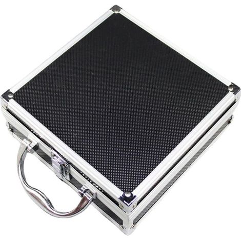 Mallette à outils en alliage d'aluminium - Boîte de rangement en aluminium - Petite boîte de rangement - et facile à (1/5)
