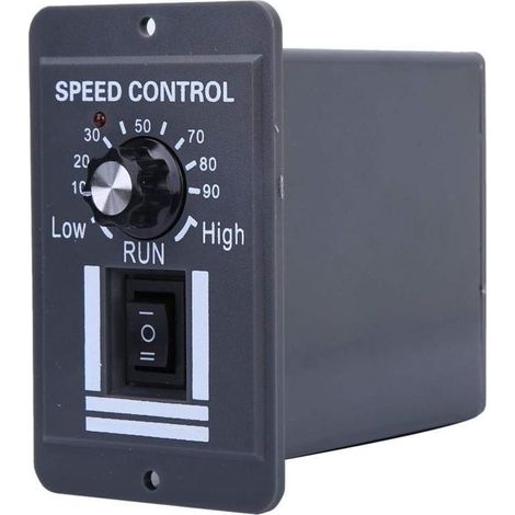 Contrôleur de Moteur DC PWM Réglable 40A, Régulateur de Vitesse 12V-60V avec Commutateur CW/CCW
