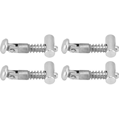 Connecteur d'angle 90° pour profilé aluminium 4040, 4 pièces, conforme norme européenne, fixation par trou hexagonal (1/5)
