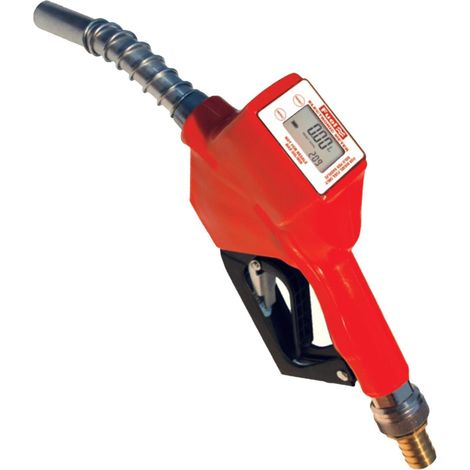 Pistola automatica con contalitri digitale gasolio carburante raccordo girevole 729/em/g (1/3)
