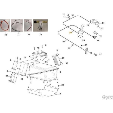 KABELBAUM ABNEHMBARES TEIL ZTR ORIGINAL STIGA - 187040337/0
