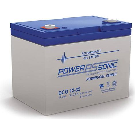 Batteria al piombo 12V 32Ah PowerSonic DCG12-32