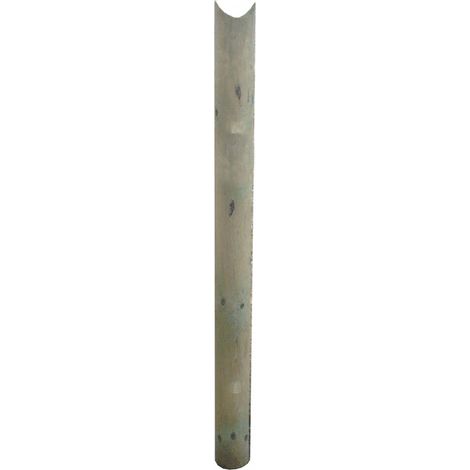 Pali in legno impregnato con incavo 10 pezzi diametro 12 cm lunghezza 150 cm per recinzioni - Esterni da Vivere