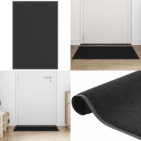 vidaXL Paillasson noir 60x90 cm (1/5)