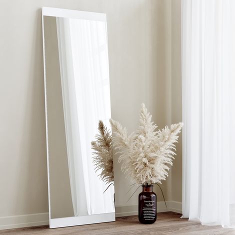 Espejo Cengio, Forma Rectangular, Tipo de Pared, Estructura Transparente, 120x40h cm Blanco (1/5)